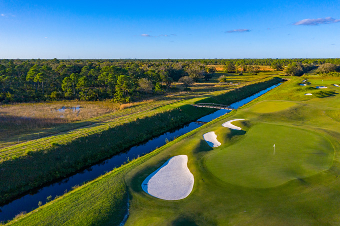 The Grove XXIII, Hole 14 Green, Bobby Weed Golf Design