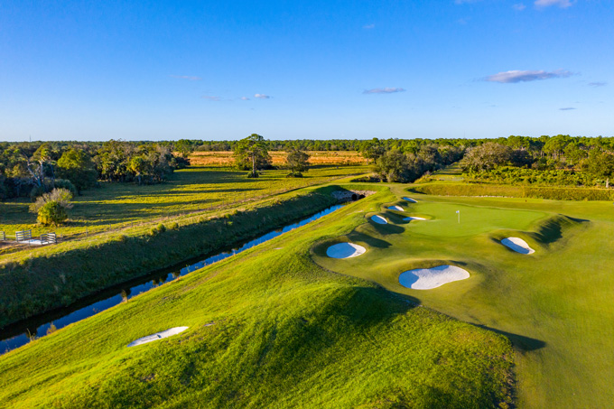 The Grove XXIII, Hole 15 Green, Bobby Weed Golf Design