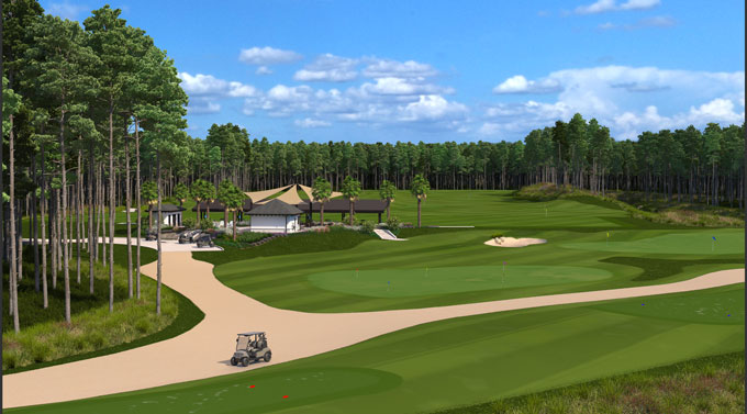 Stillwater Golf Club, Practice Facilities, Lennar Homes, Bobby Weed Golf Design