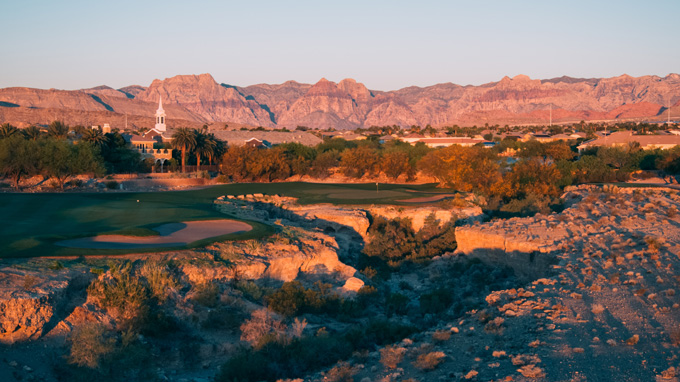 TPC Las Vegas, formally TPC of The Canyons, is a Certified Audubon Cooperative Sanctuary in the planned community of Summerlin. Golf course architect, Bobby Weed.