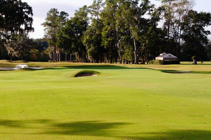 Hole 1, Par-4, Fairway, UF Mark Bostick Golf Course