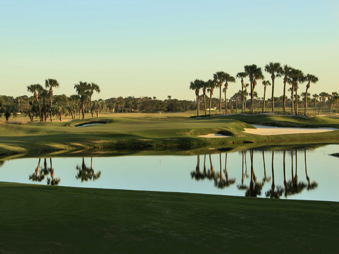 Water is found throughout the Lagoon Course at Ponte Vedra Inn & Club