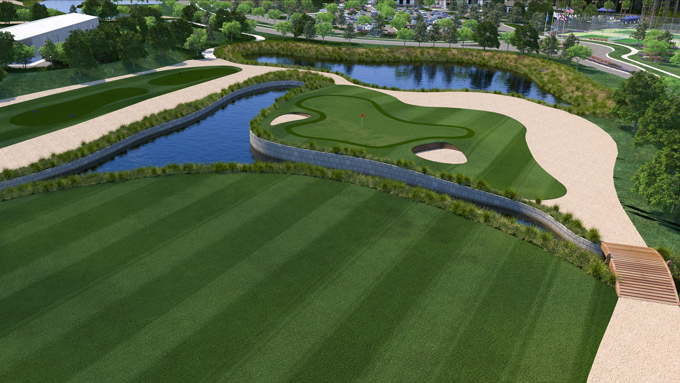 Stillwater Golf Club, Hole 6 Tee Box, Lennar Homes, Bobby Weed Golf Design