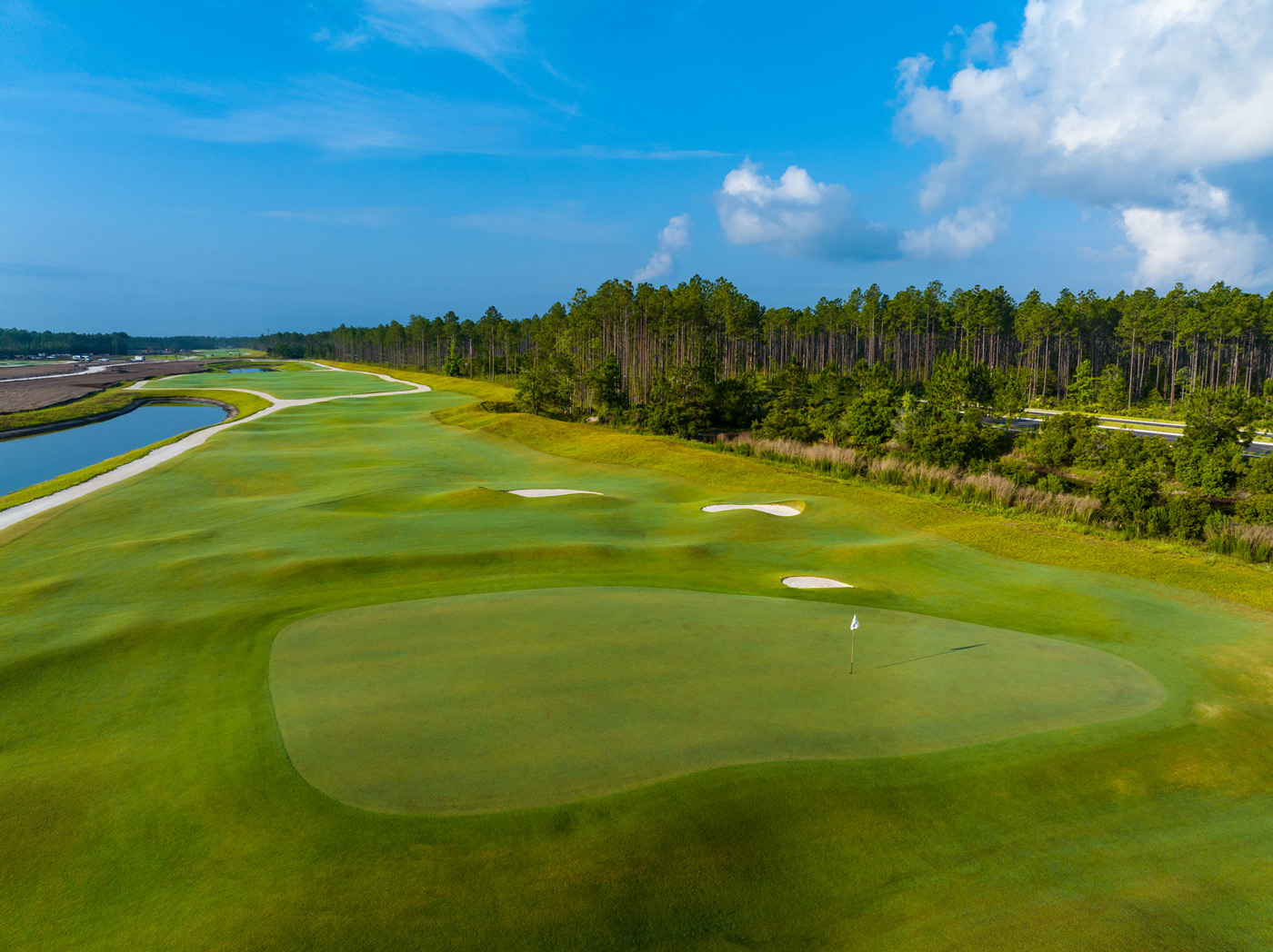Hole 11 Green, Stillwater Golf & Country Club, Bobby Weed Golf Design